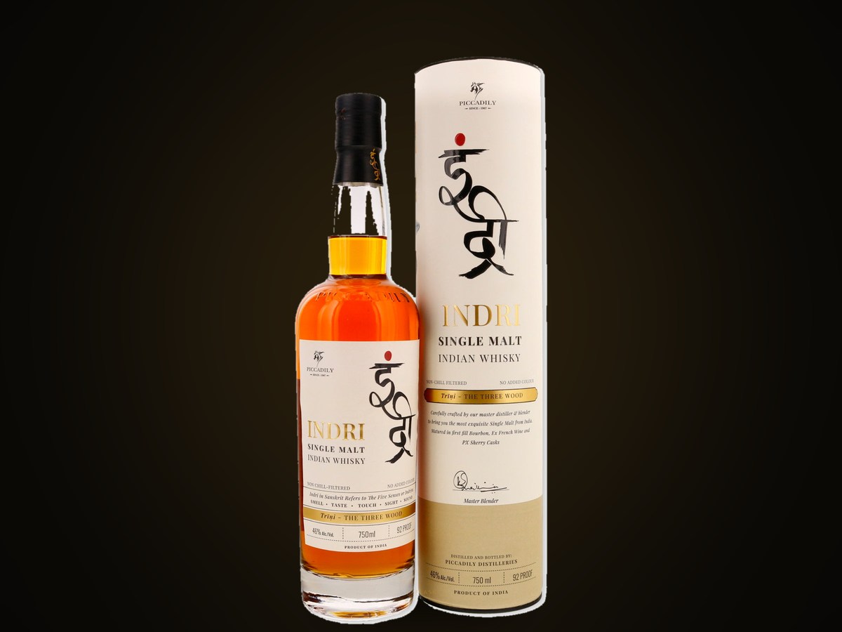 Indri Trini single malt Indian whisky
